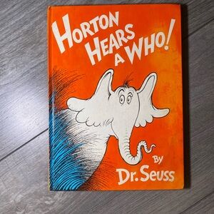 Excellent Vintage Condition 1954 Vintage Copy of Horton Hears a Who Dr. Seuss
